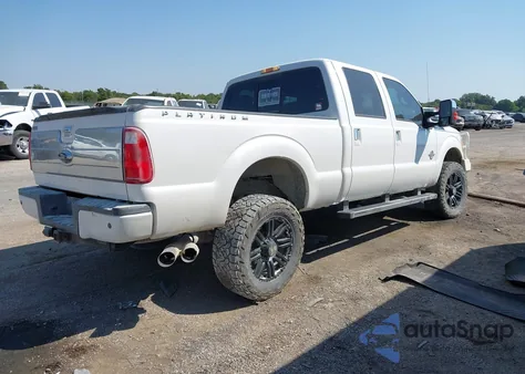 2015 Ford F-250 Lariat from USA, damaged, VIN 1FT7W2BT4FEC51387